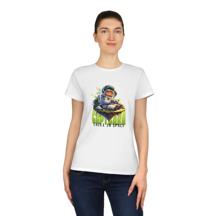 T-shirt Damski z nadrukiem Kapibara
